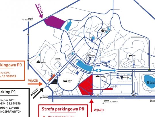 Parkingi na Roztańczony Śląski