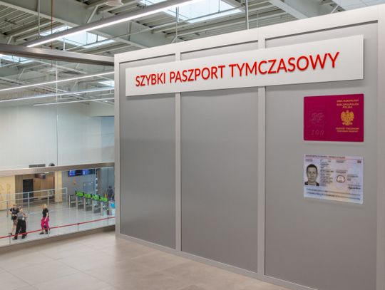 Paszport w 20 minut? Na lotnisku w Pyrzowicach działa już punkt szybkich paszportów tymczasowych!