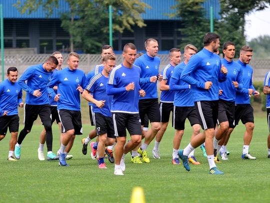 Pierwszy trening Niebieskich po urlopach