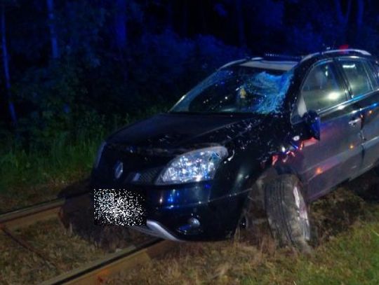 Pijany dachował na torowisku. Gościnne występy chorzowskiego kierowcy w Siemianowicach Śląskich