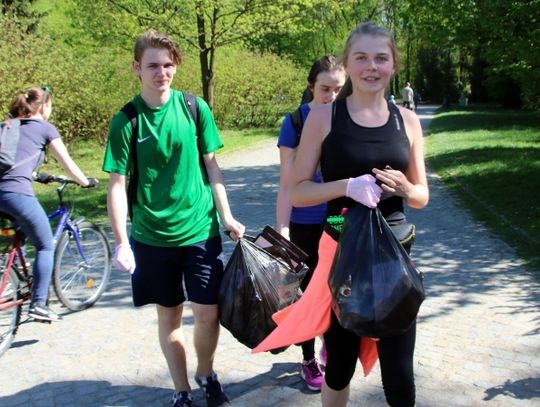 Plogging w Parku Śląskim [ZDJĘCIA]