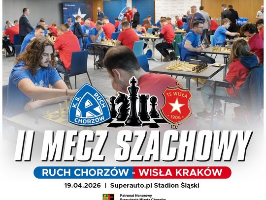 Pojedynek szachowy tuż przed Meczem Mistrzów! Ze sobą zmierzą się kibice Ruchu i Wisły