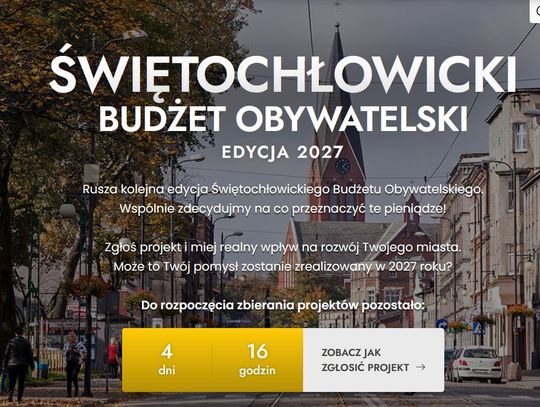 Ponad 2,3 mln zł do podziału. Rusza Budżet Obywatelski w Świętochłowicach