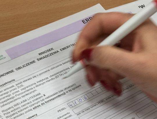 Ponad 2,5 tys. wniosków w sprawie przeliczenia emerytury
