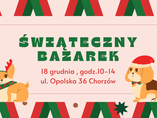 Postawmy "na łapy" podopiecznych chorzowskiego Schroniska! Przed nami Świąteczny Bazarek oraz Spacerek
