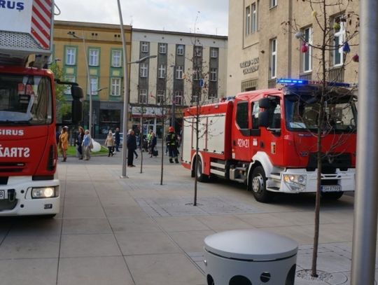 Pożar i ewakuacja Urzędu Miasta - ćwiczenia