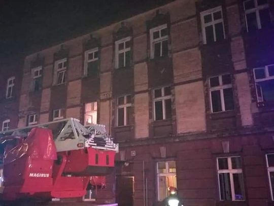 Pożar na ul. Długiej