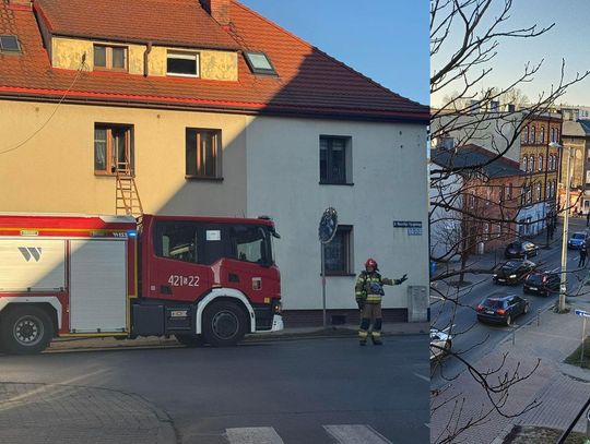 Pożar na ul. Styczyńskiego. Dziewczynka wyskoczyła z pierwszego piętra