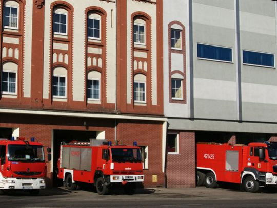 Pożar przy ul. 3 Maja w Chorzowie