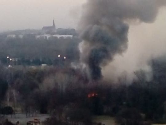 Pożar w restauracji Kamienny Kasztel