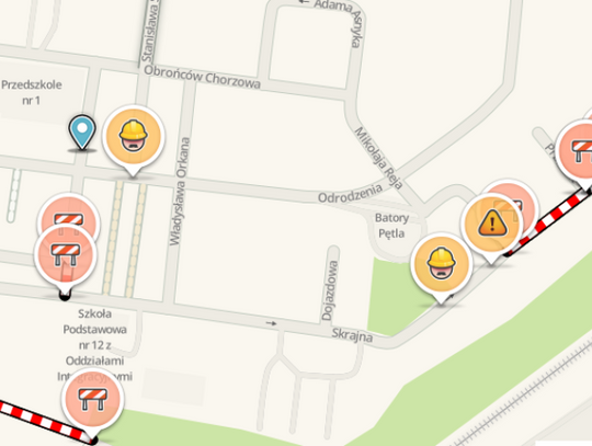 Prace na ulicy Sempołowskiej i Odrodzenia