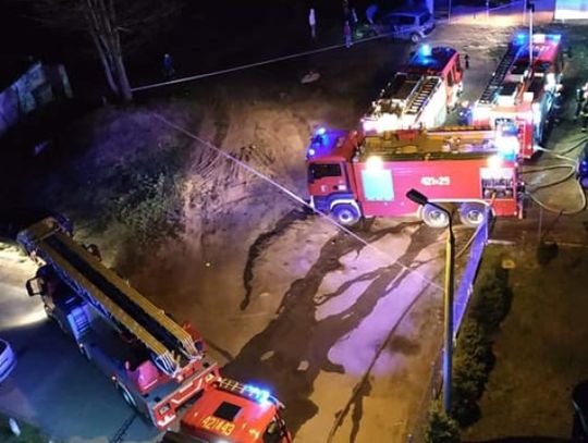 Pracowity dzień chorzowskiej straży pożarnej