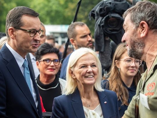 Premier Mateusz Morawiecki odwiedził Park Śląski