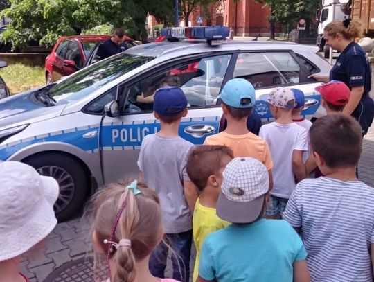Przedszkolaki pamiętały o święcie policji