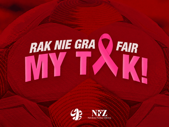 #RakNieGraFair – My tak!: Śląski OW NFZ z profilaktyką na Stadionie Śląskim