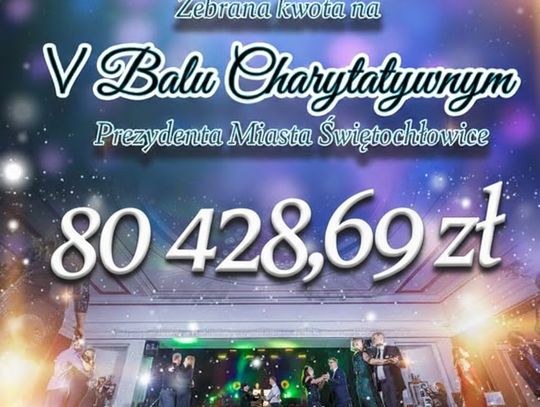 Rekordowe 284 536 zł dla małej Łucji ze Świętochłowic. To rekord miejskich balów charytatywnych!