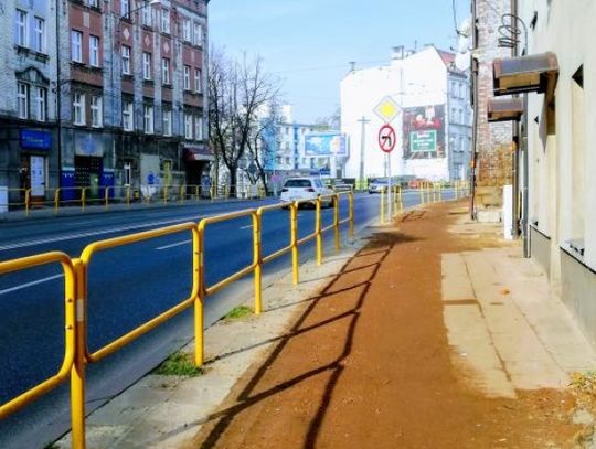 Remont chodnika w ciągu ulicy Katowickiej