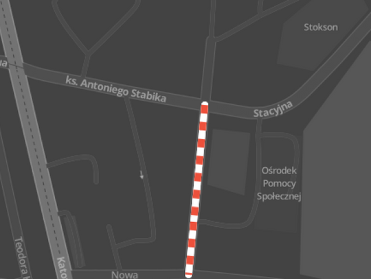 Roboty drogowe w ciągu ul. Kruszcowej