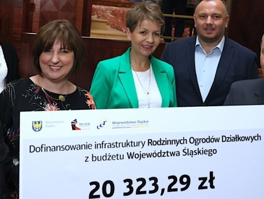 Rodzinne Ogrody Działkowe z dofinansowaniem na modernizacje. Wręczono już symboliczne czeki