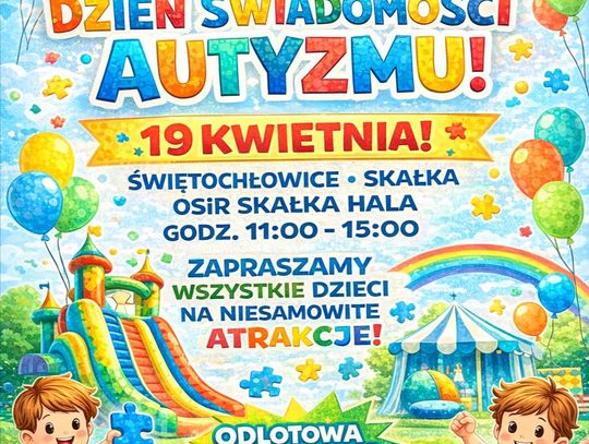 Rodzinne wydarzenie z przesłaniem. Świętochłowice zapraszają na Dzień Świadomości Autyzmu