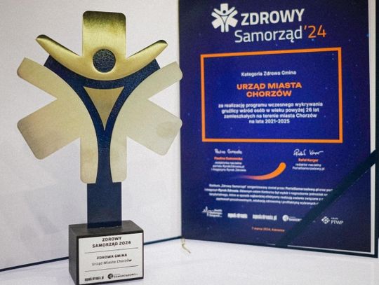 Rozstrzygnięto konkurs "Zdrowy Samorząd". Wśród laureatów Miasto Chorzów