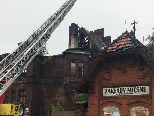 Runął dach rzeźni!