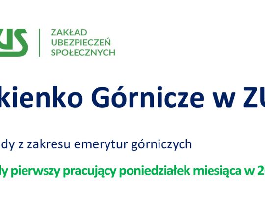 Rusza „okienko górnicze” w ZUS w Chorzowie