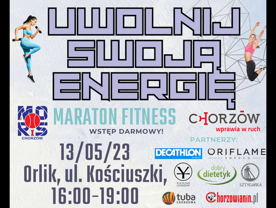 Ruszyły zapisy na Maraton Fitness "Uwolnij Swoją Energię"