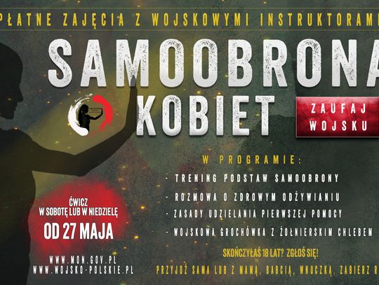 Samoobrona Kobiet - Zaufaj Wojsku. Zapisz się na bezpłatne zajęcia