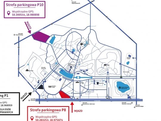 SEC 2019 - informacja o parkingach