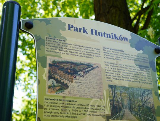 Seria błędów na tablicy informacyjnej. Pomylono nawet nazwę parku