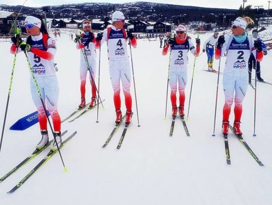 Siódme miejsce sztafety biathlonistek
