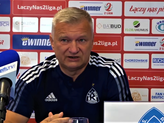 Skrobacz: Zwycięstwa budują atmosferę. Ruch chce zdobyć w Ostródzie trzy punkty