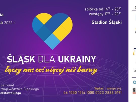 "Śląsk dla Ukrainy - Łączy nas coś więcej niż barwy" - piknik wsparcia na Stadionie Śląskim