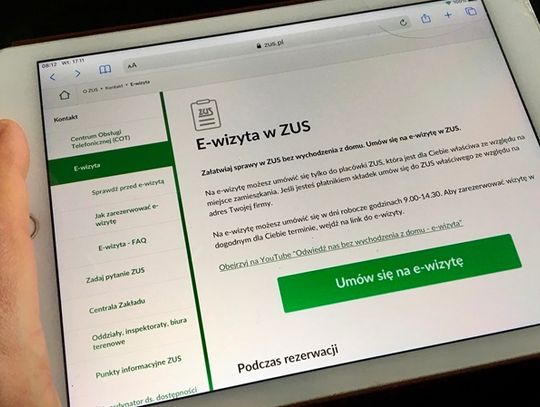 ŚLĄSKIE. 14 tysięcy e-wizyt w ZUS