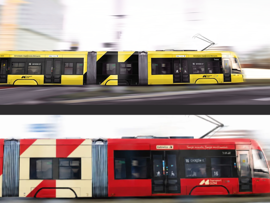Śląskie tramwaje powinny być czerwone czy żółte? W tej sprawie uruchomiono internetową petycję