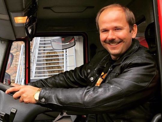Sławomir gasił pożar w Chorzowie?