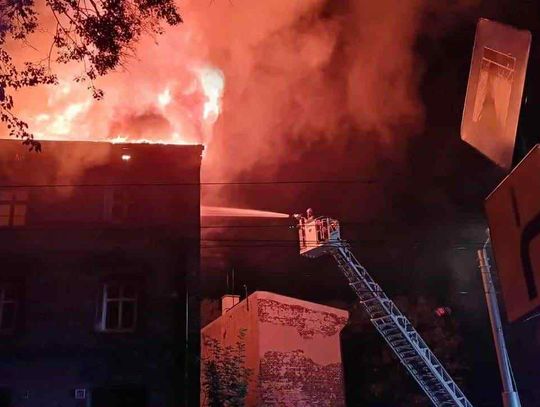 Sobotni pożar to prawdopodobnie wynik podpalenia. Zatrzymany został mężczyzna