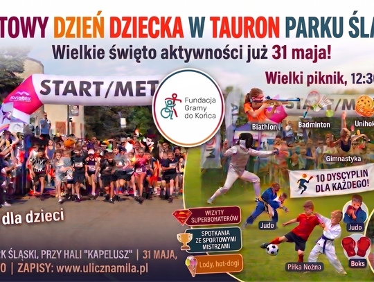 Sportowy Dzień Dziecka w TAURON Parku Śląskim: Wielkie święto aktywności już 31 maja!