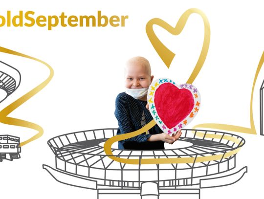 Stadion Śląski w złotych barwach 