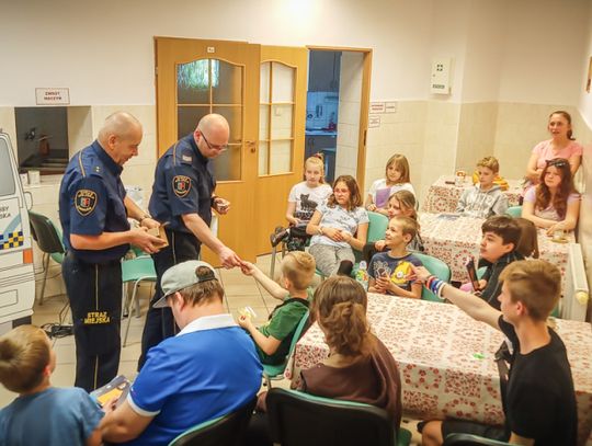 Strażnicy miejscy odwiedzili Chorzowską Laubę