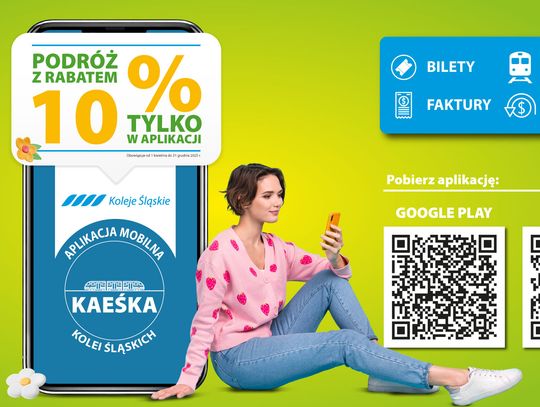 Sukces Kaeśki – pasażerowie przetestowali nową aplikację mobilną Kolei Śląskich
