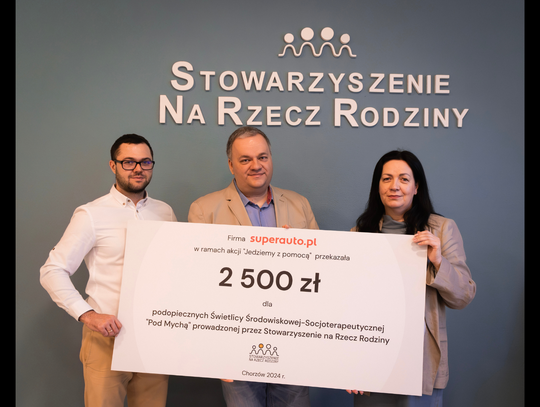 Superauto.pl znowu jedzie z pomocą! Chorzowska firma ze wsparciem dla lokalnej organizacji