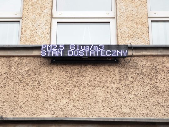 Tablice poinformują o jakości powietrza
