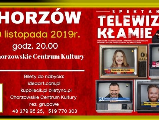 Telewizja kłamie. Zapraszamy do ChCK
