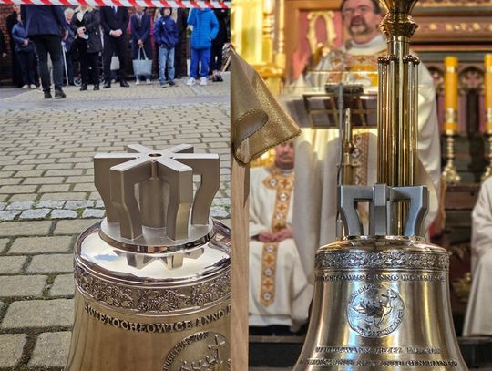 Ten dzwon zabrzmi, gdy umrze parafianin. Niezwykły symbol zawisł w kościele w centrum Świętochłowic