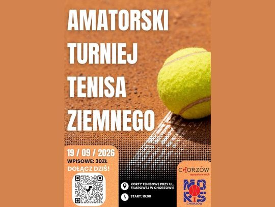Tenisowe show w Chorzowie. MORiS zorganizuje amatorski turniej tenisowy na miejskich kortach