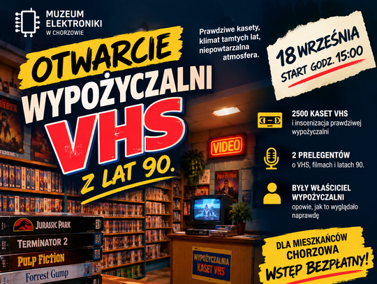 To będzie podróż w czasie do lat 90. Wkrótce otwarcie wypożyczalni VHS