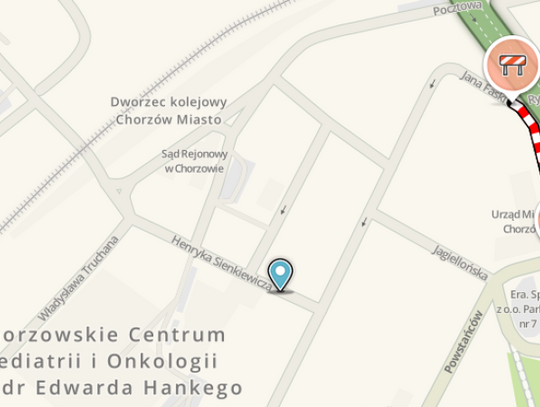 Ulica Sienkiewicza zamknięta przez "Ogrody Szekspirowskie"