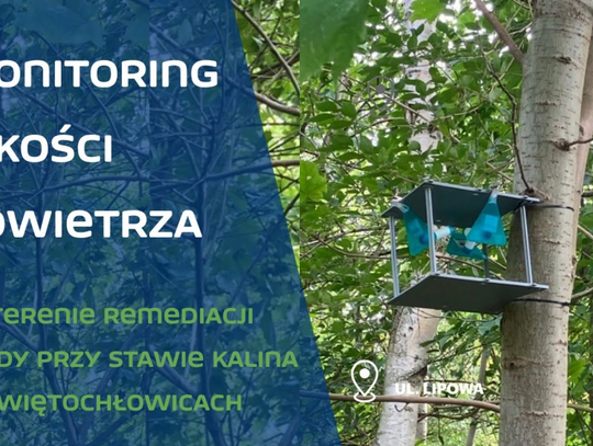 Uruchomiono monitoring powietrza przy hałdzie obok stawu Kalina. To odpowiedź na obawy mieszkańców?